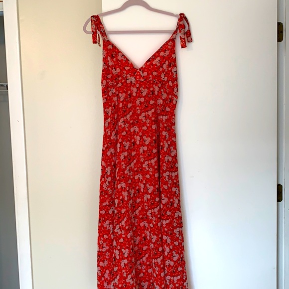 Zara Dresses Zara Medium Red Dress Poshmark